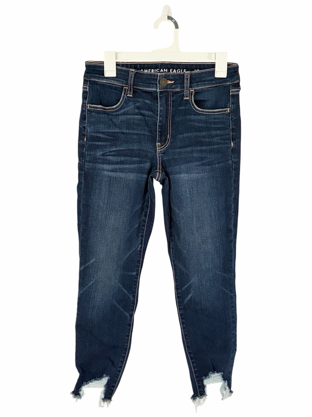 American Eagle Outfitters Women’s Dark Wash Next Level Stretch Jeans 8 Short